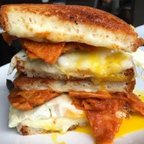 Gluten-free breakfast sandwich from Taste on Melrose